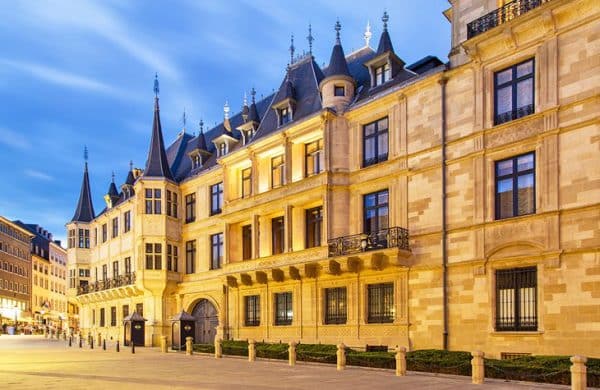 Luxembourg city Grand ducal palace